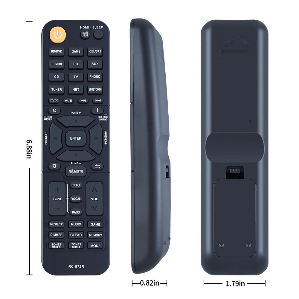 RC-972R For Onkyo AV Receiver Remote Control TX-NR696 TX-NR797 TX-RZ840