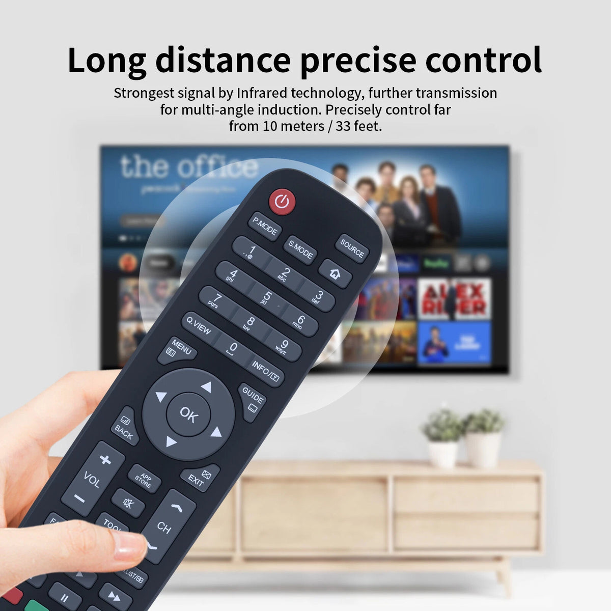 HTR-A10E Remote Control For Haier LED TV HDTV LE32N1620W LE65K6500U LE50K6500U