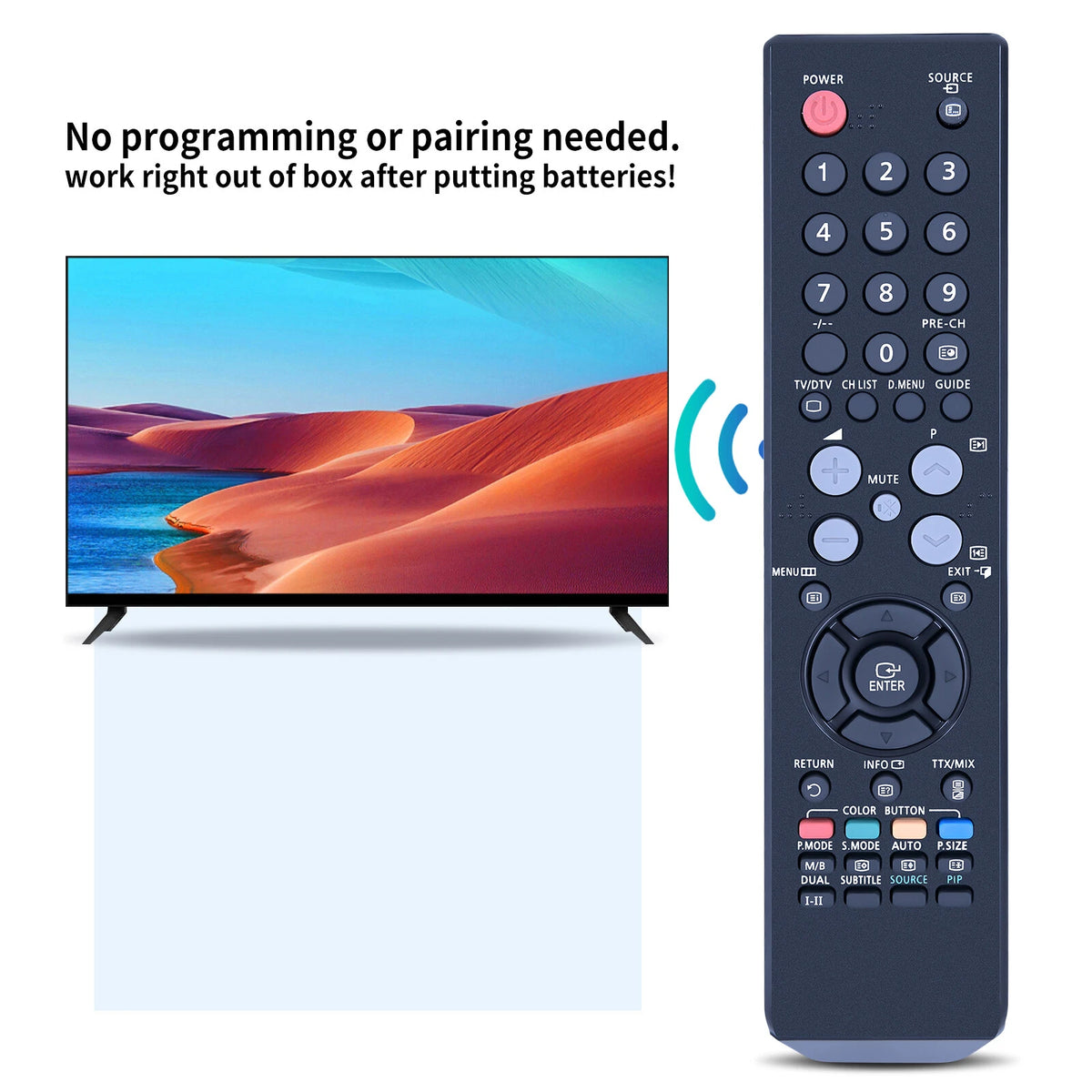 BN59-00624A Remote Control For Samsung LCD Monitor TV T220HD T260HD T240HD