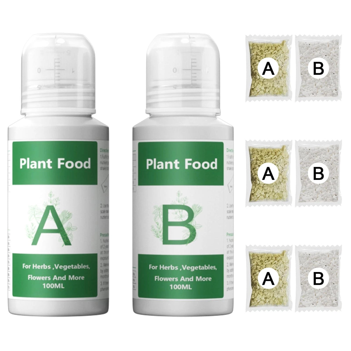 Hydroponics Nutrients for Aerogarden(800ml in Total), Plant Food A & B...