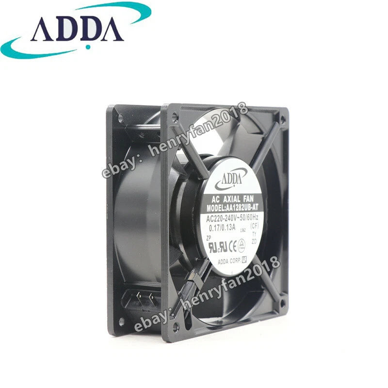 ADDA AA1282UB-AT Axial Fan AC 220/240V 0.17A 120*120*38MM High Speed Cooling Fan