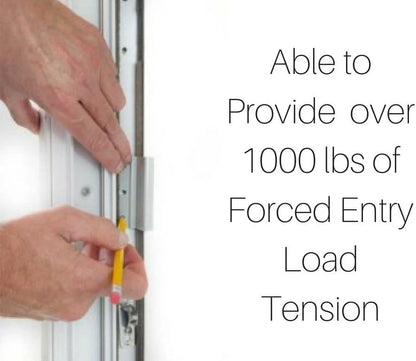Double Bolt Lock for Sliding Glass Doors - ly Patented - Advanced Black
