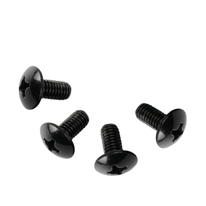 Truck Cap Leer XL / XR / XQ 2- Rear Door Nylon Mounting Plates #64658 w/screws