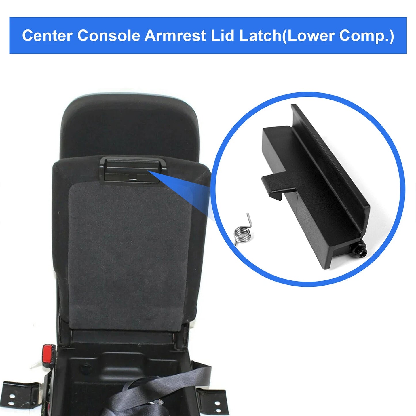 Center Console Jump Seat Latch For Chevrolet Silverado 1500 2007-2013