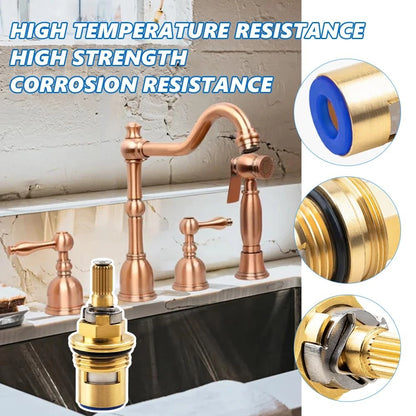 Cartridge for Kohler K-GP77005-RP & K-GP77006-RP Faucet Ceramic Valve, Brass