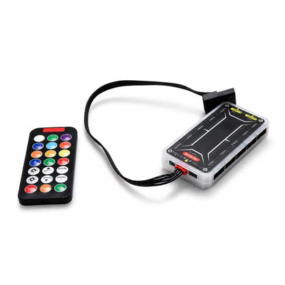 Adjustable RGB Light Fan Controller Remote Control Computer Case Hub Adapter Kit