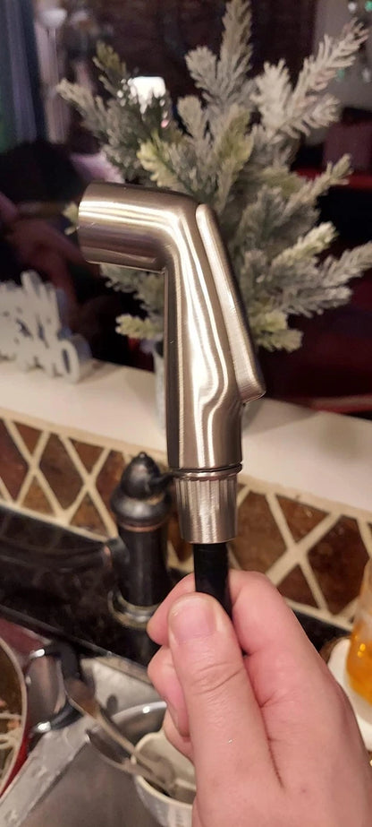 Awelife Kitchen Sink Side Spray Head, Sprayer Attachment, Brushed Nickel