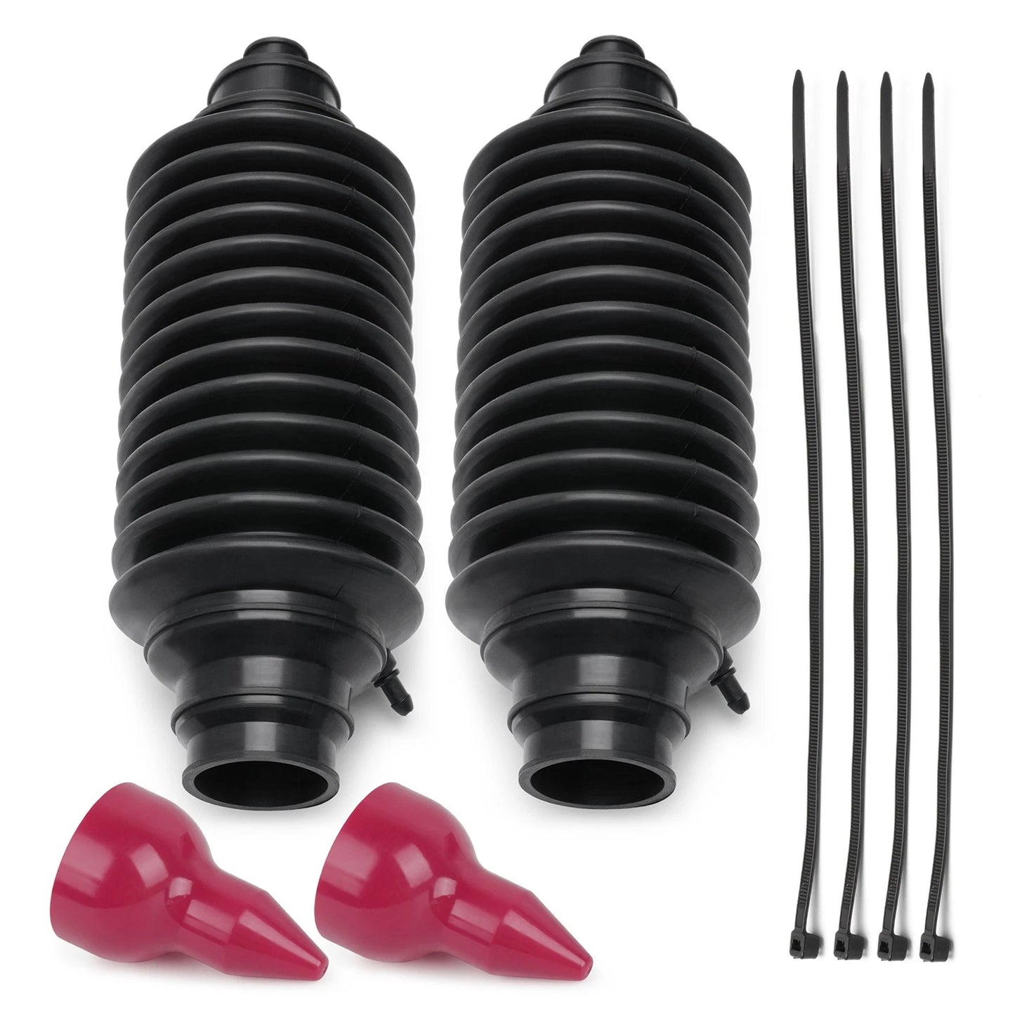 Set of 2 Universal Replacement Rack & Pinion Steering Boot Fits Most vehicles