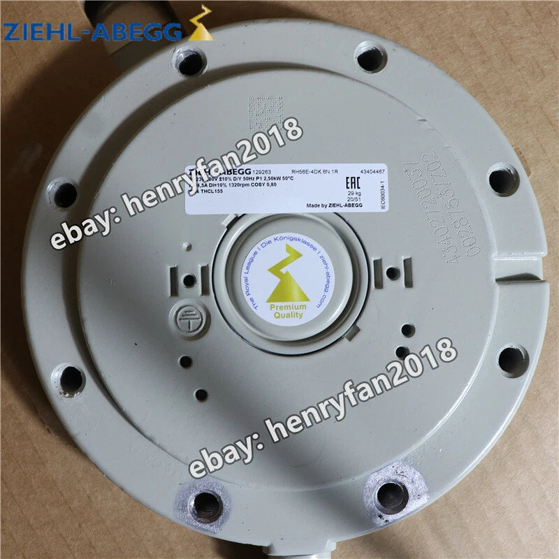 Ziehl-abegg RH56E-4DK.6N.1R 230/400VAC φ560MM Hiross Air-conditioner Cooling Fan
