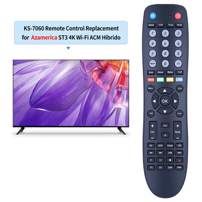 Remote Control For Az-America ST3 Ultra HD 4K,Kingstar KS-7060HD