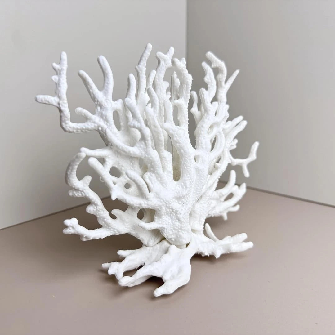 SwandTanpand Fish Tank Decorations,Aquarium Corals Decoration, Medium, White