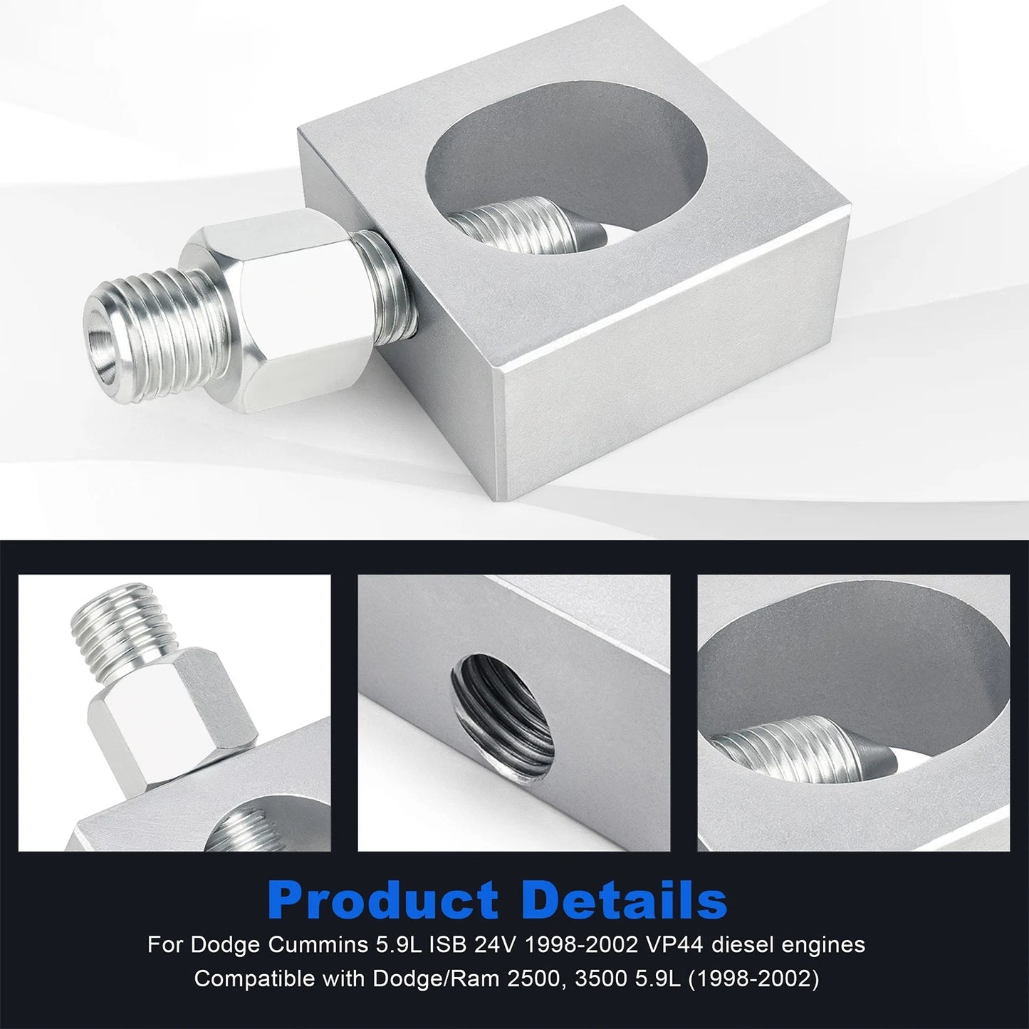 Injector Pop Pressure Tester Adapter Tool For Dodge Ram Cummins 5.9L 24V 98-02