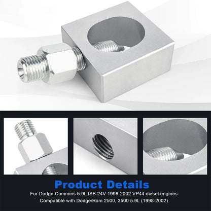 Injector Pop Pressure Tester Adapter Tool For Dodge Ram Cummins 5.9L 24V 98-02