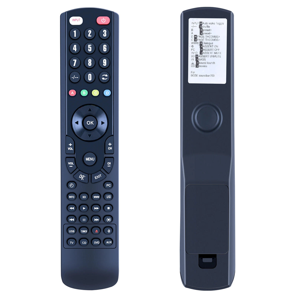 For Bose Soundbar 700 Home Theater Replacement Remote Control