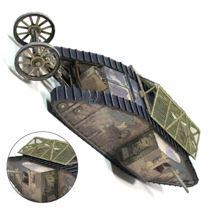1:35 WWI British Mark.I Male Tank Souvenir Model DIY Unassembled Paper Kit