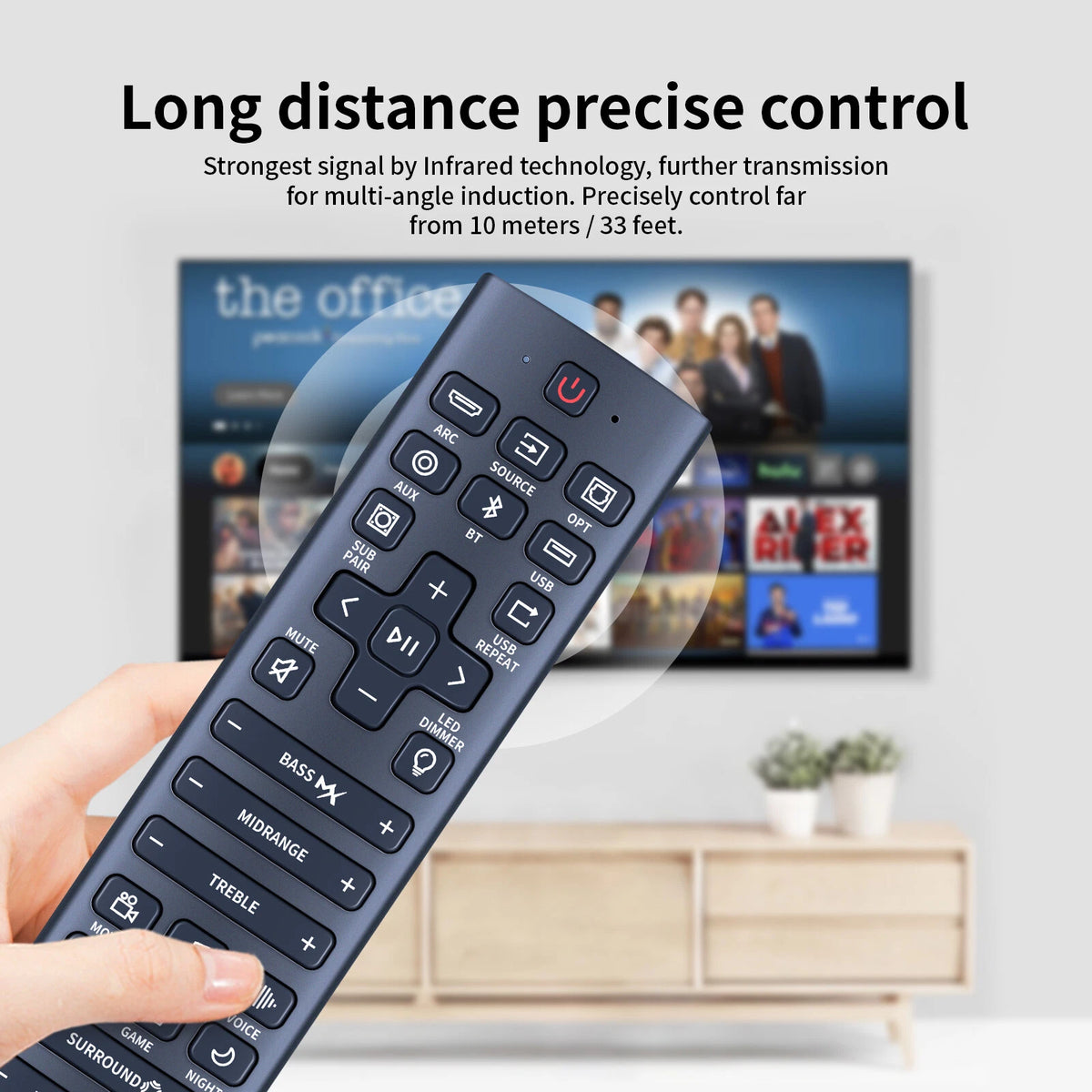 Generic Replacement For Ultimea Poseidon D70 7.1 Surround Sound System Remote