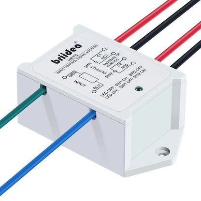 DPST 1NO 1NC 8Amp Power Relay Module, Briidea 24V AC/DC Control...