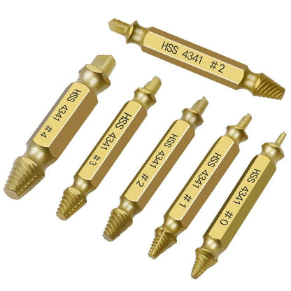 6*Damaged Screw Carbide Tip Extractor Drill Bit Broken Screw Bolt Remover Tool