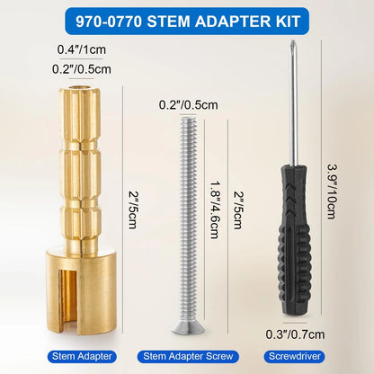 970-0770 Stem Adapter Kit Compatible with Pfister Securepfit Shower Brass