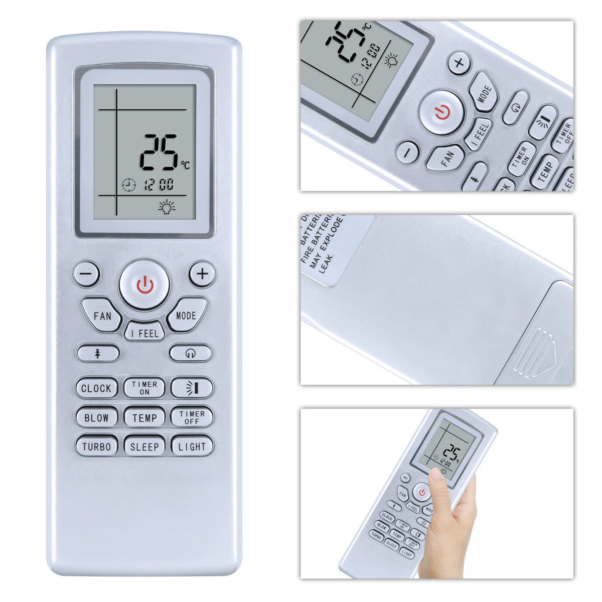 YT1F For Gree Air Conditioner Remote Control YT1FF YT1F1 YT1F2 YT1F3 YT1F4