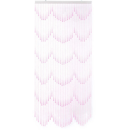 FlavorThings 3 FT X 9 34 Strands 36"W x 72"L (Pack of 1), Pink Iridescent