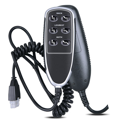 Replace For La-Z-boy 11850U-07 Part #10.00035 REV Power 6-button Remote Handset