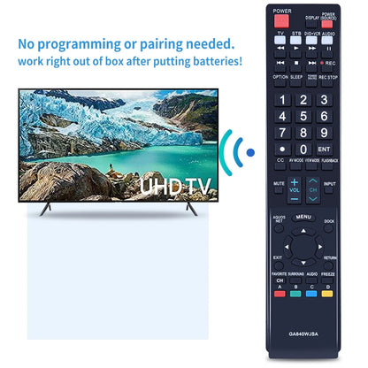 GA840WJSA Remote Control For Sharp TV LC-40LE810UN LC-46LE810UN LC-52LE810UN