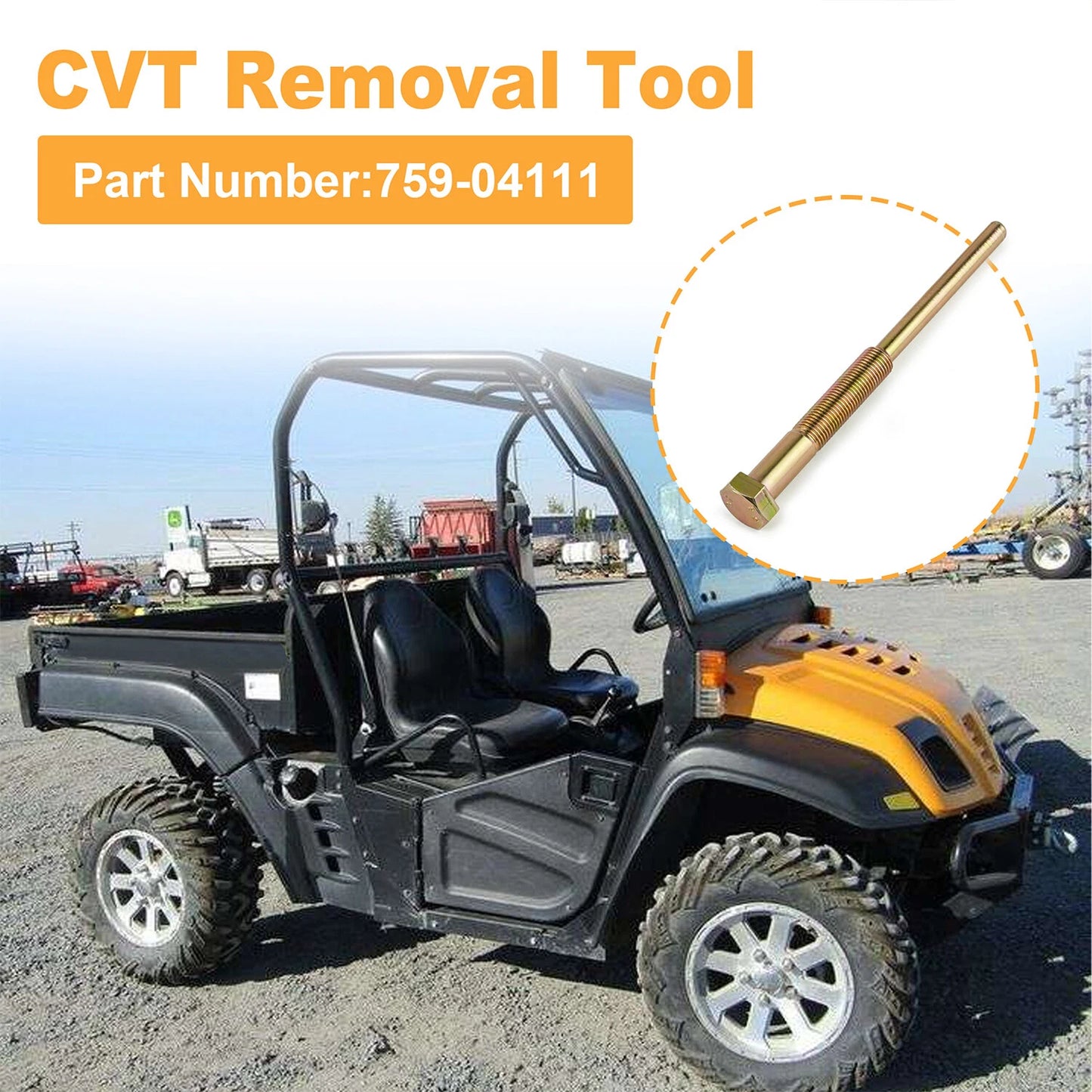 759-04111 CVT Clutch Removal Tool Compatible with CUB CADET UTV Utility
