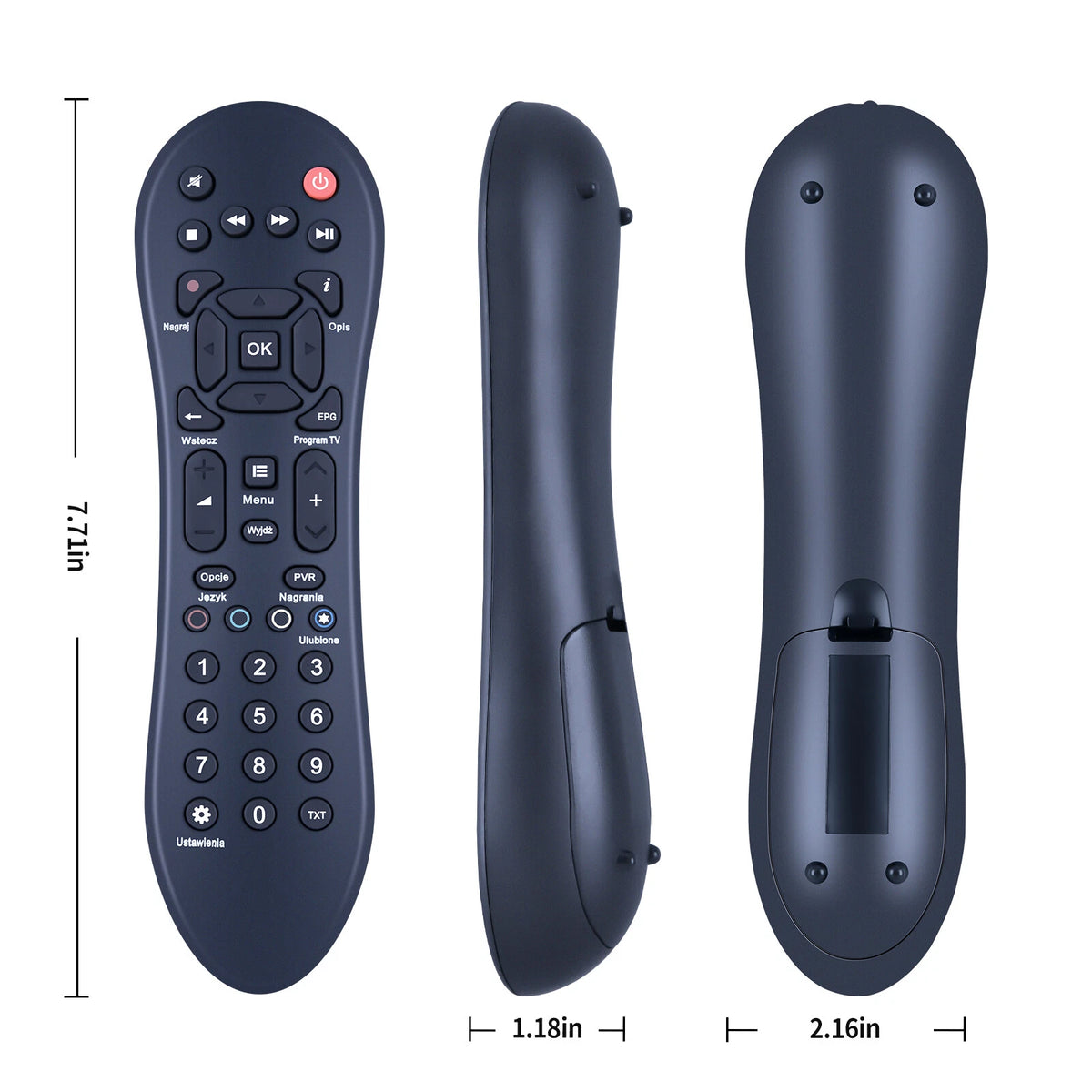 Remote Control For Pilot Cyfrowy Polsat EvoBox HD3000 HD5000 HD6000 HD7000
