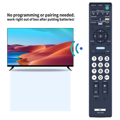 RM-YD025 For Sony TV Remote Control KDL40S504 KDL40S5100 KDL40SL1 KDL32S5100
