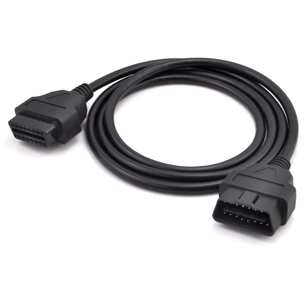 iKKEGOL 5ft 150cm 1.5M OBD-II OBD2 16 Pin Auto Car Male to Female OBD, Black