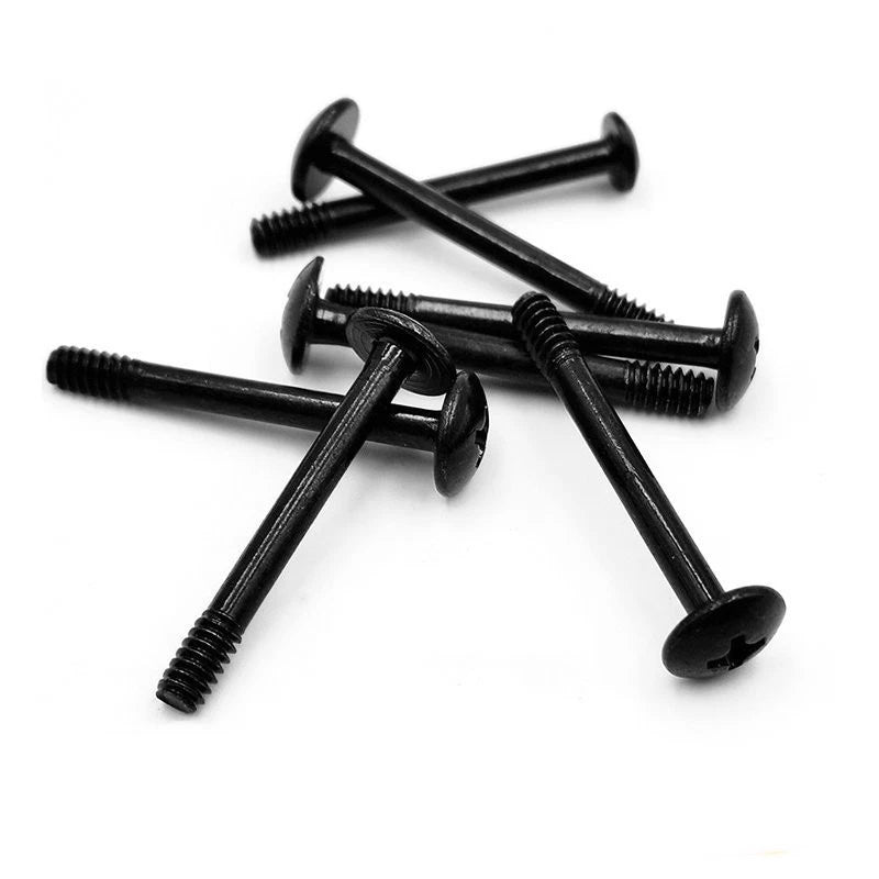 20Pcs Carbon Steel PC Computer Case Card Water Cooler Radiator Fan Long 6# Screw