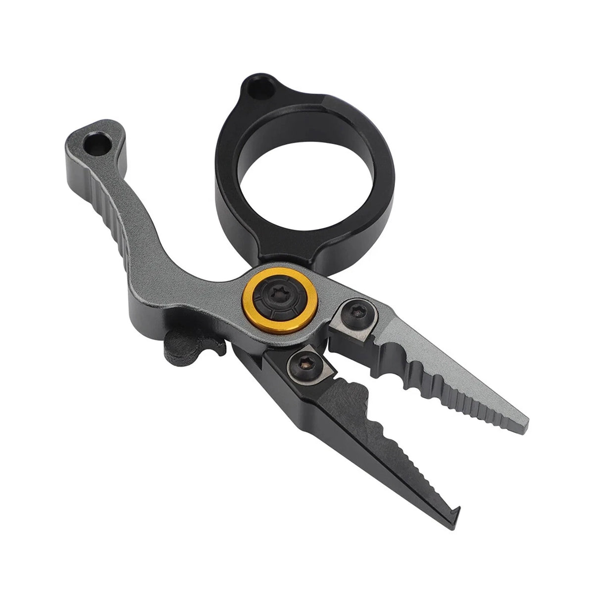 Durable Mini Fishing Pliers Scissors Line Cutter Hook Remover Split Ring Tool