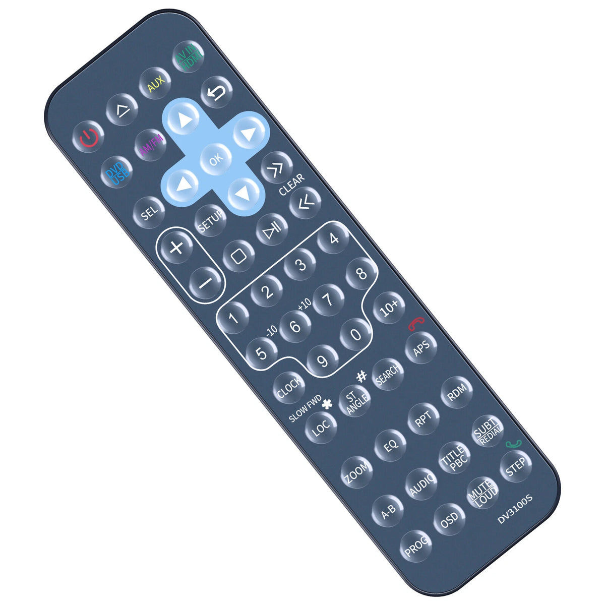 Replacement Remote Control For FURRION DV3100S Entertainment System