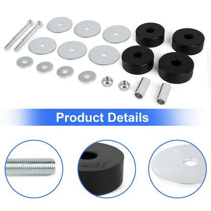 For 1965-1979 Ford Pickup Truck Radiator Core Support to Frame Hardware Pad Kit