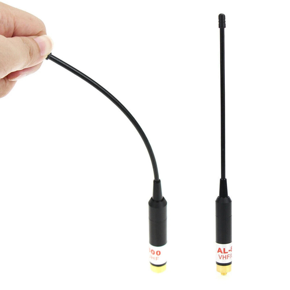 50ohm Telescopic AL-800 Dual Band VHF UHF SMA-F Antennas For BaoFeng UV-9R Radio