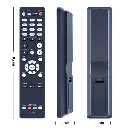 RC-1183 Remote Control For Denon AV Receiver AVR-E400 AVR-X2000 AVRX2000