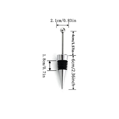10Pcs Wine Stoppers for Bottles, ENLAYER Stainless Steel 10PCS