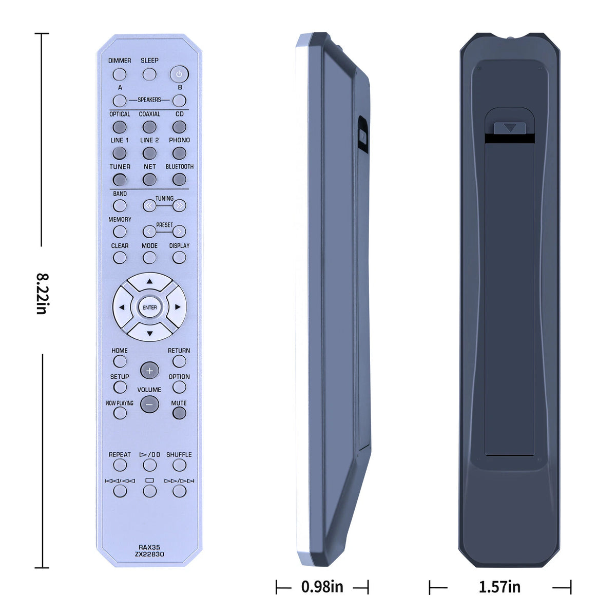 For Yamaha RAX35 ZX22830 AV Receiver Remote Control fits R-N303 RN303