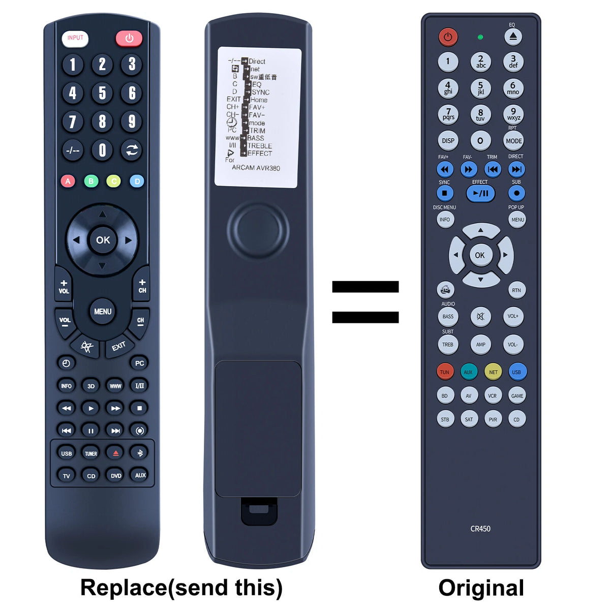 Remote Control For ARCAM CR450 AVR380 AVR450 AVR750 AV950