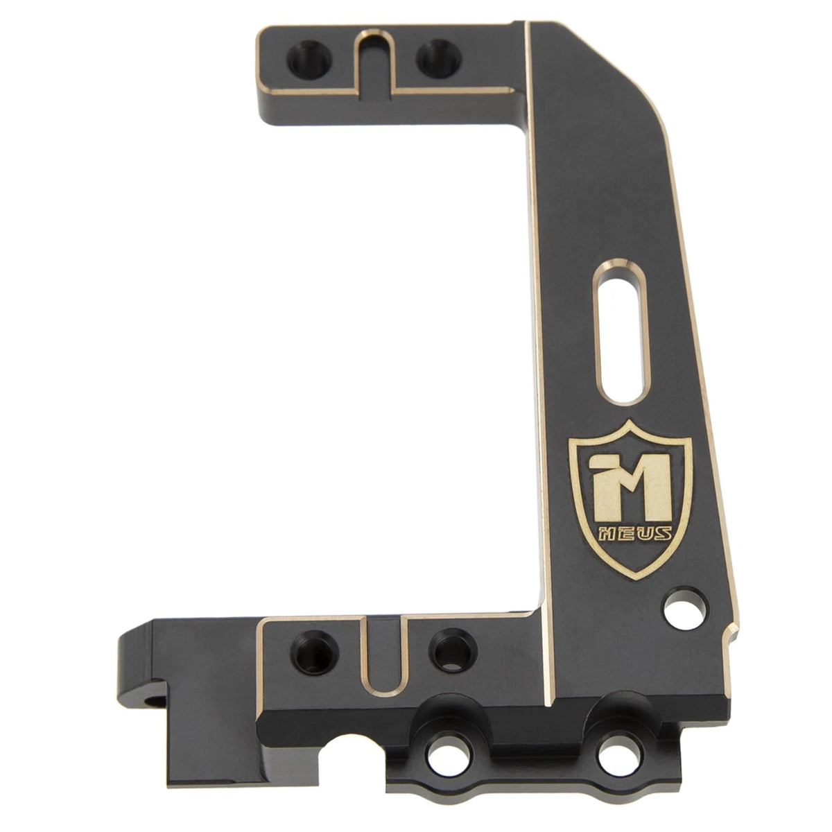 MEUS RACING Brass Servo Mount for Vanquish H10 Optic Sparco Black, Gold
