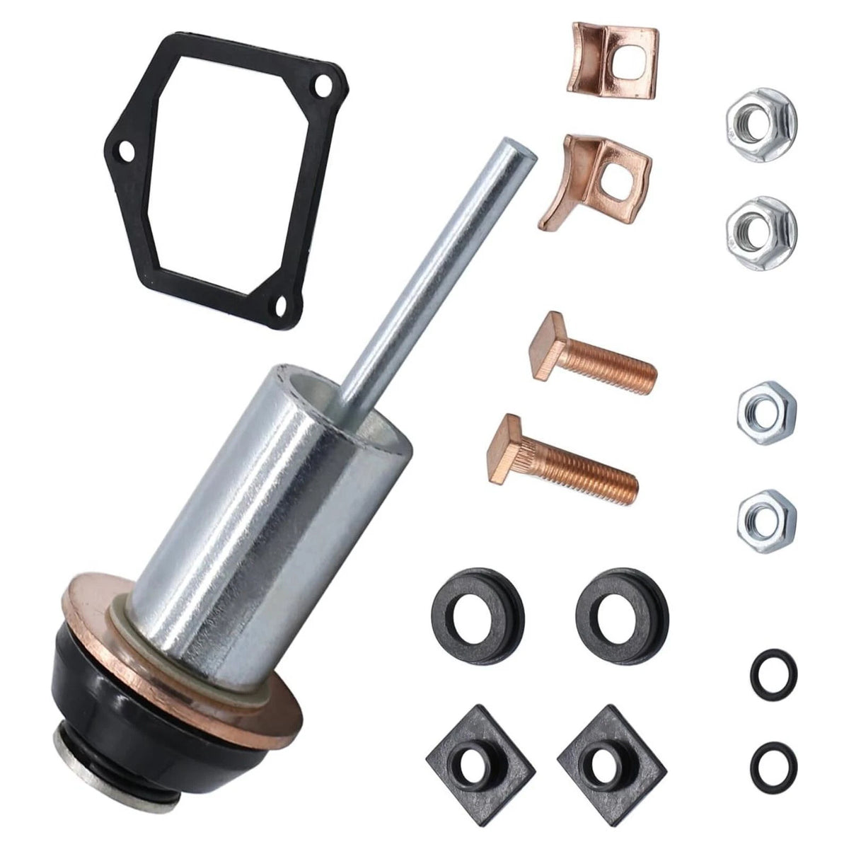 228000-6660 Starter Solenoid Repair Rebuild Kit Plunger Contacts Set For Dodge