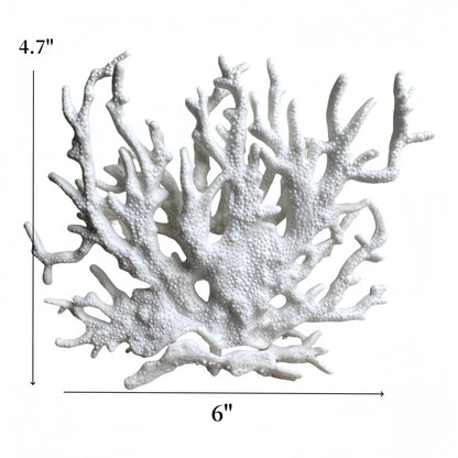 SwandTanpand Fish Tank Decorations,Aquarium Corals Decoration, Medium, White