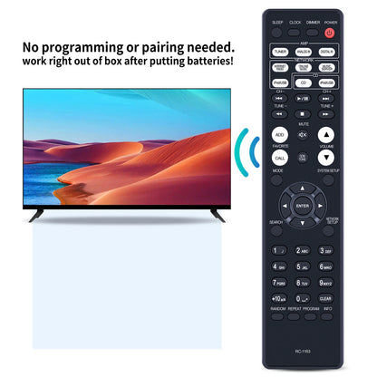 RC-1163 Remote Control For Denon DCD-F109, DCDF109, DRA-F109, DRAF109