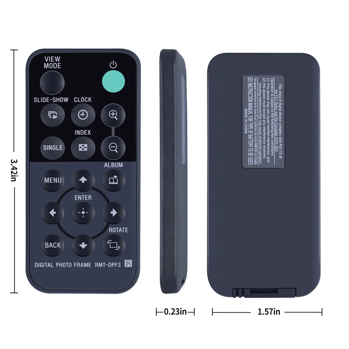 Remote Control For Sony Digital Photo Frame RMT-DPF3 DPF-A72 DPF-D82 DPF-D92