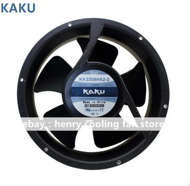 KAKU fan KA2208HA2-2 AC 220/240V 49/64W 222*80mm Axial cooling fan