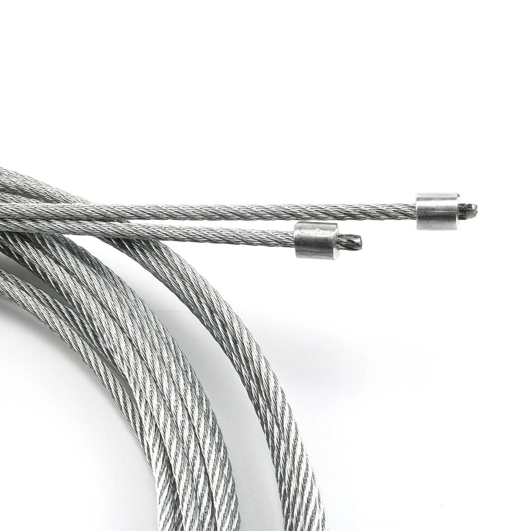 Two 150" Replacement Cable Wire- Enclosed Cargo Trailer Ramp Door Spring 12.5'
