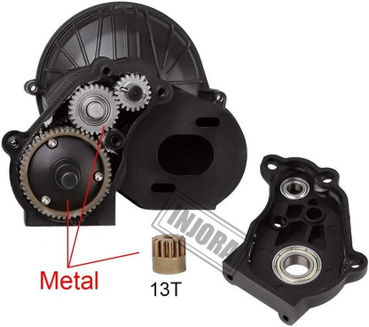 INJORA Complete Gearbox Transmission with Gears Set 1/10 RC Crawler Car...