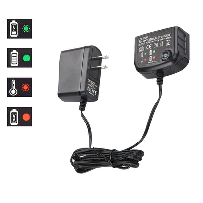 1 PC 20V Black Lithium-Ion Battery Charger Fit For Black and Decker Battery