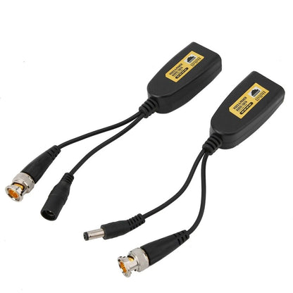 Anti-Interference BNC To POE Adapter Balun Connector For Surveillance